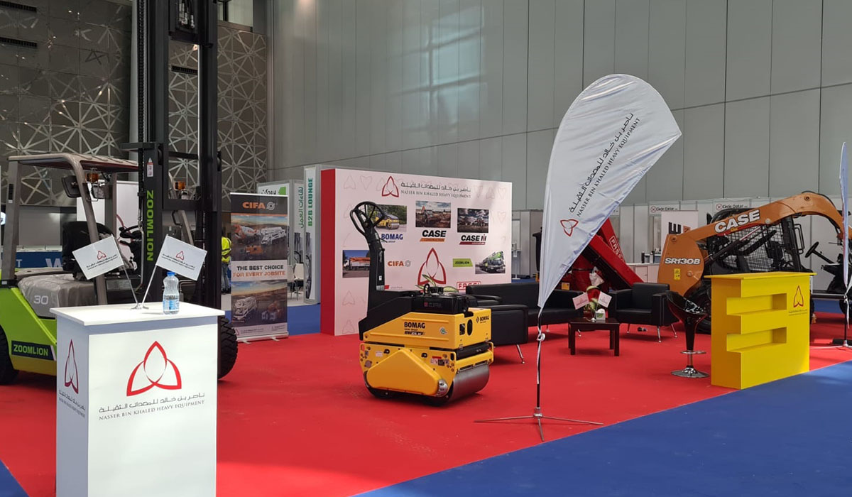 NBK Heavy Equipment displays its best construction Equipment at Project Qatar 2021 Exhibition